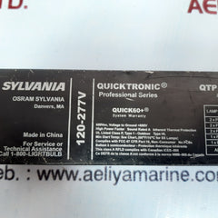 Sylvania osram quicktronic qtp2x32t8/unv isn-sc lamp ballast 120-277v