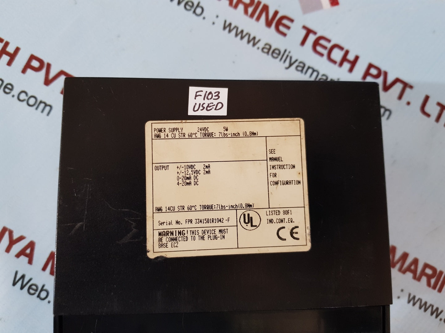 Abb procontic cs31 icsa04b5 analog i/o remote unit 24vdc 5w
