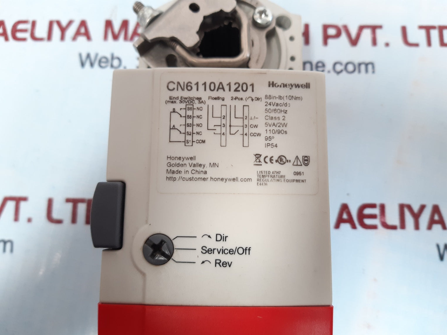 Honeywell cn6110a1201 damper valve actuator