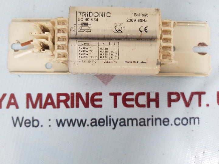 Tridonic ec 40 a54 magnetic chokes 230v 60hz