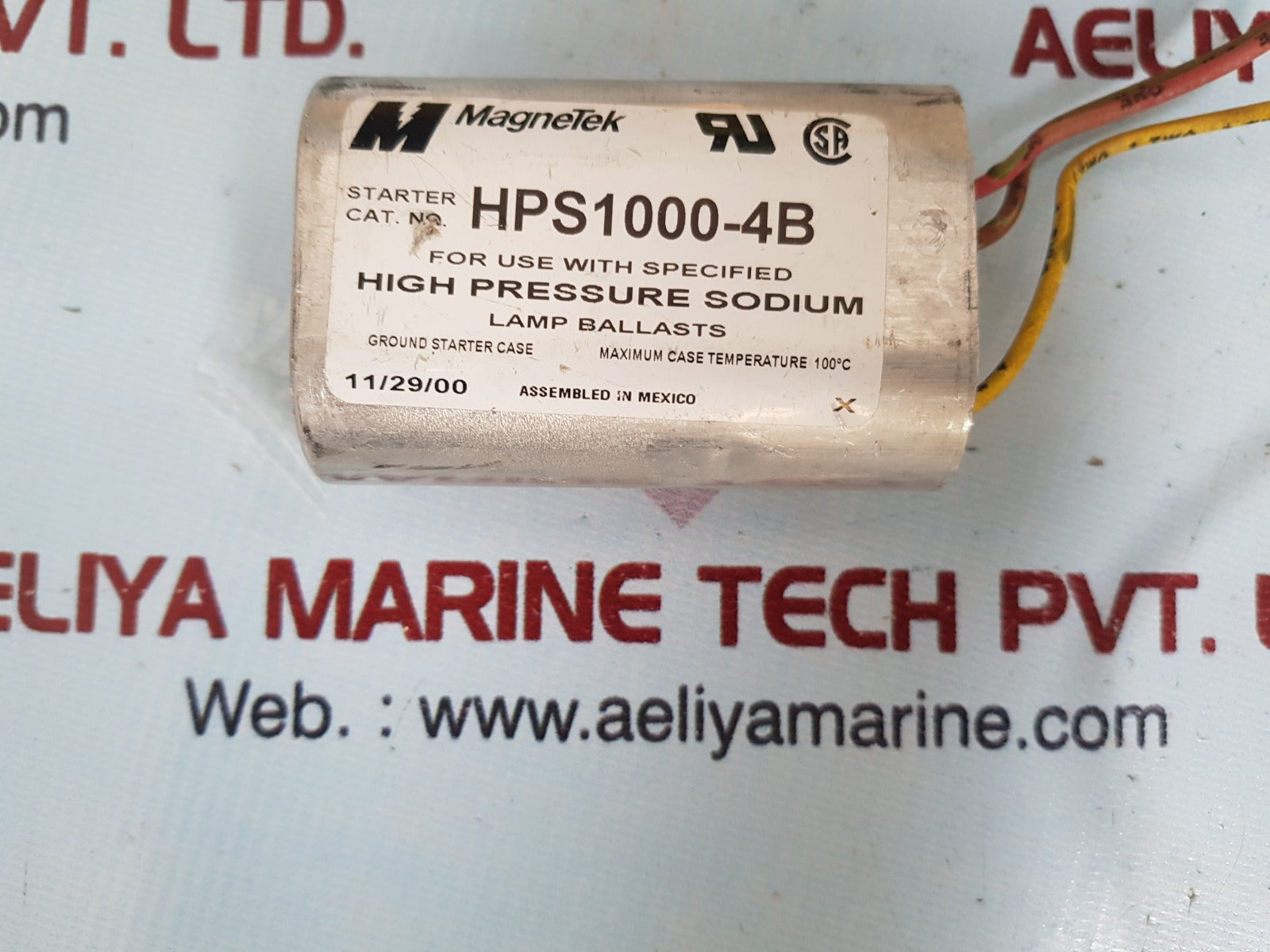 Magnetek hps1000-4b high pressure sodium lamp ballast