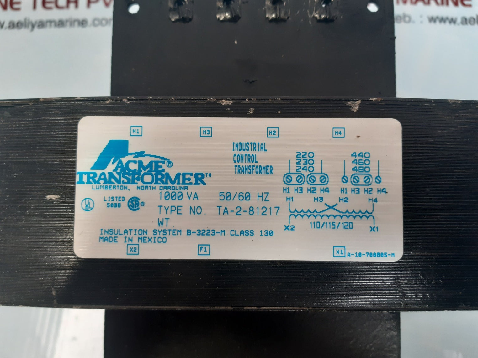 Acme ta-2-81217 control transformer
