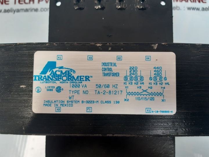 Acme ta-2-81217 control transformer