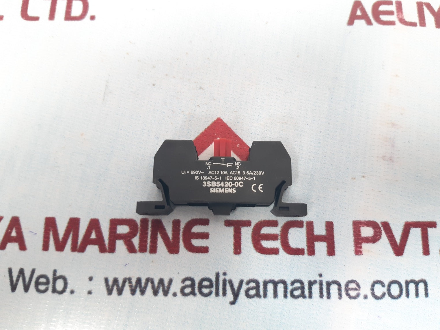 Set of 10x Siemens 3sb5420-0c contact block