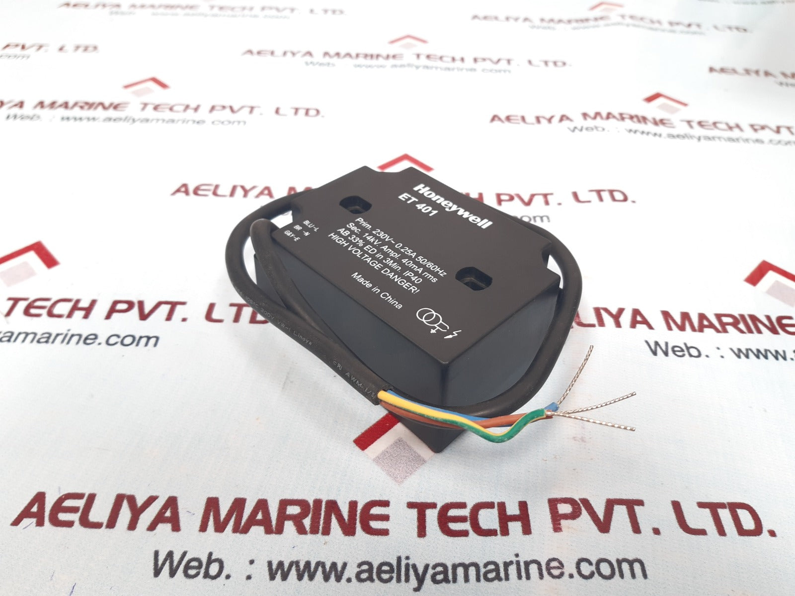 Honeywell et 401 ignition transformer ip40