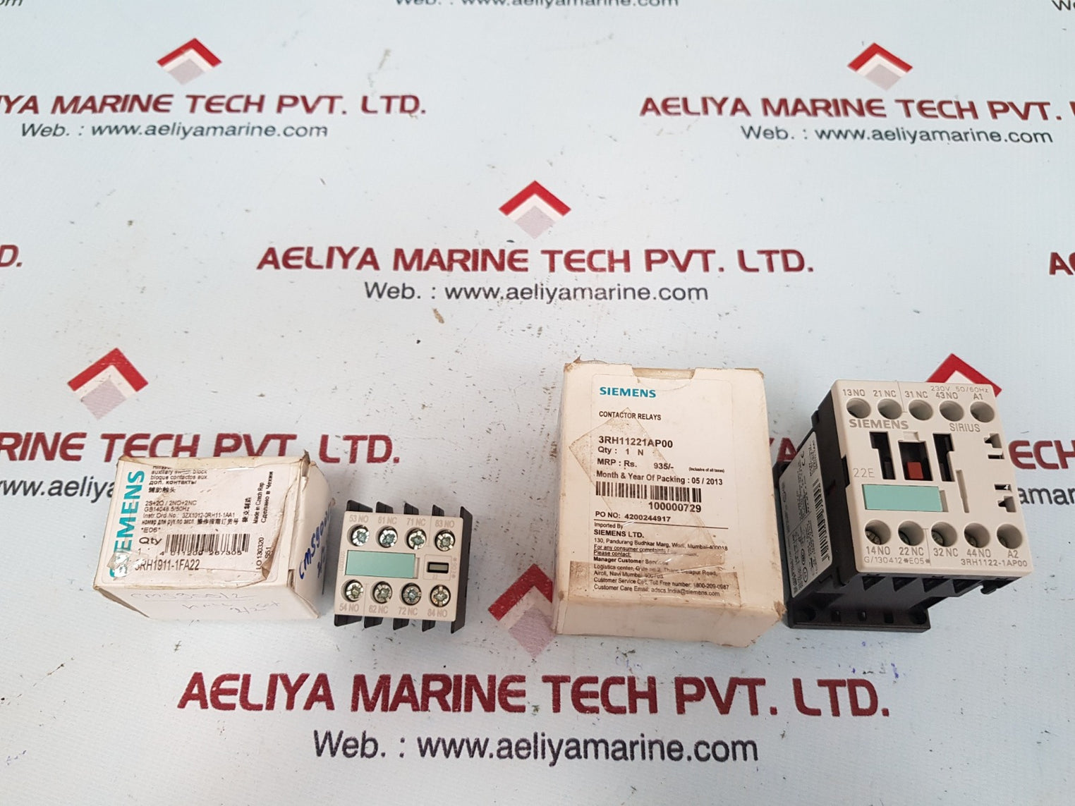 Siemens 3rh1911-1fa22/3zx1012-0rh11-1aa1 contactor