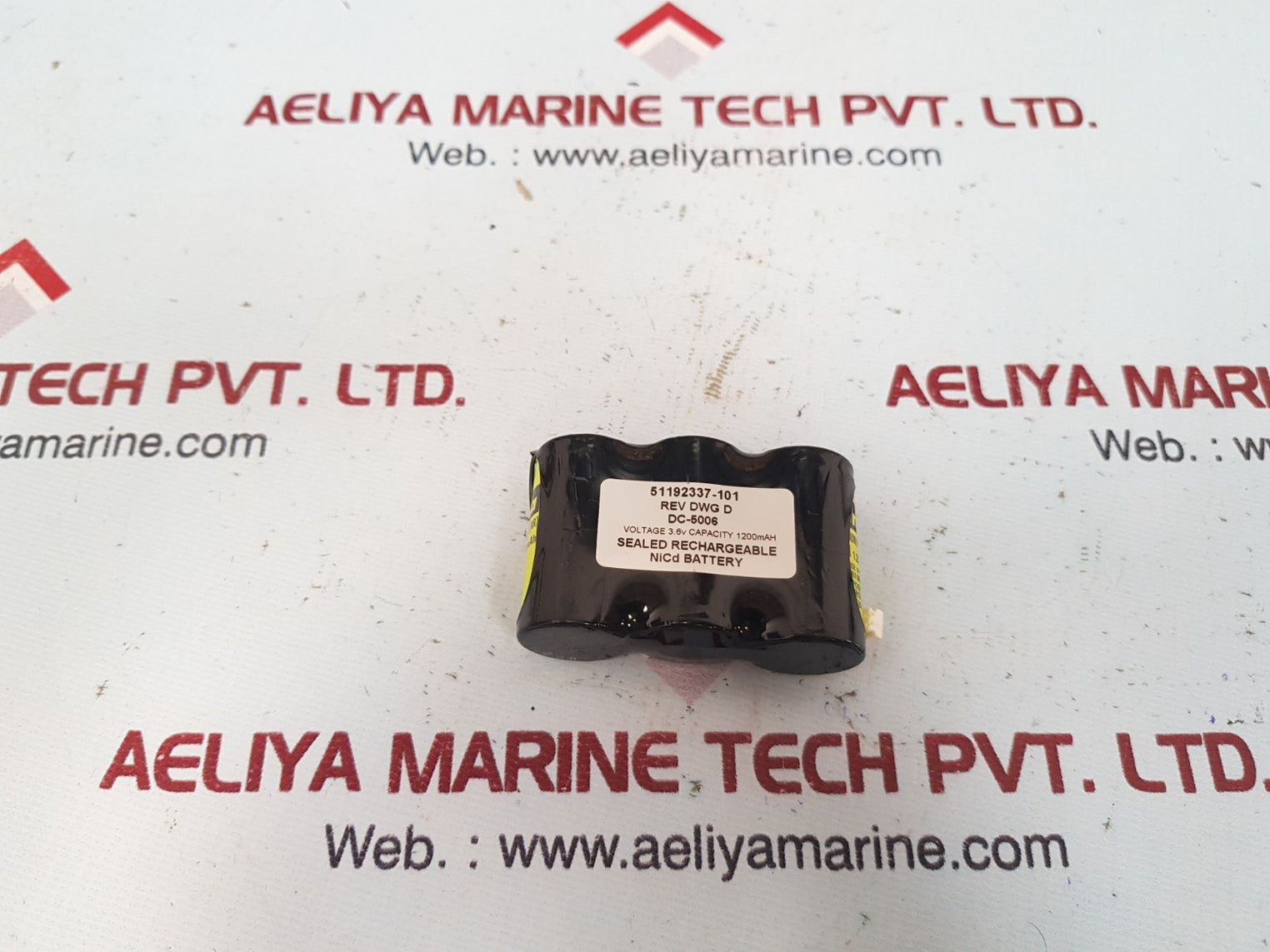 51192337-101 sealed rechargeable nicd battery