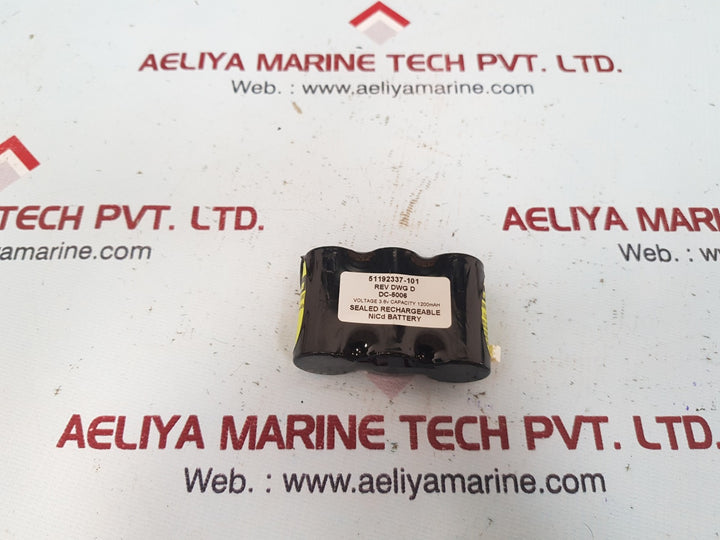 51192337-101 sealed rechargeable nicd battery