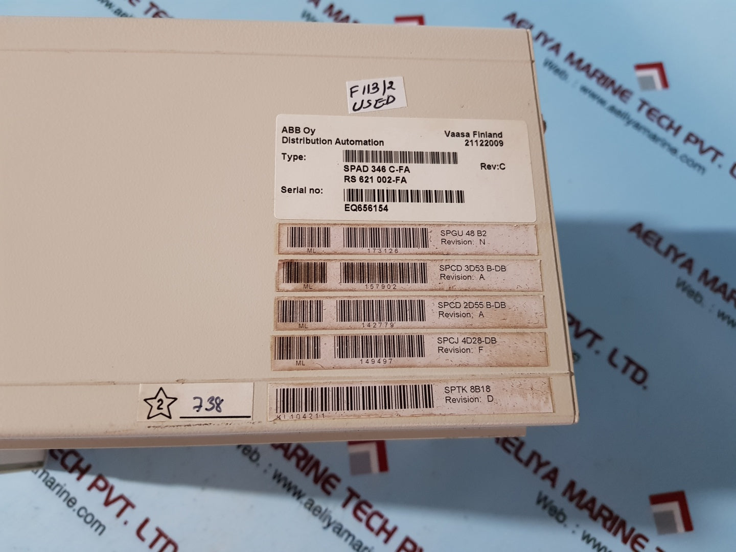 Abb spad 346 c stabilized differential relay spad 346 c-fa