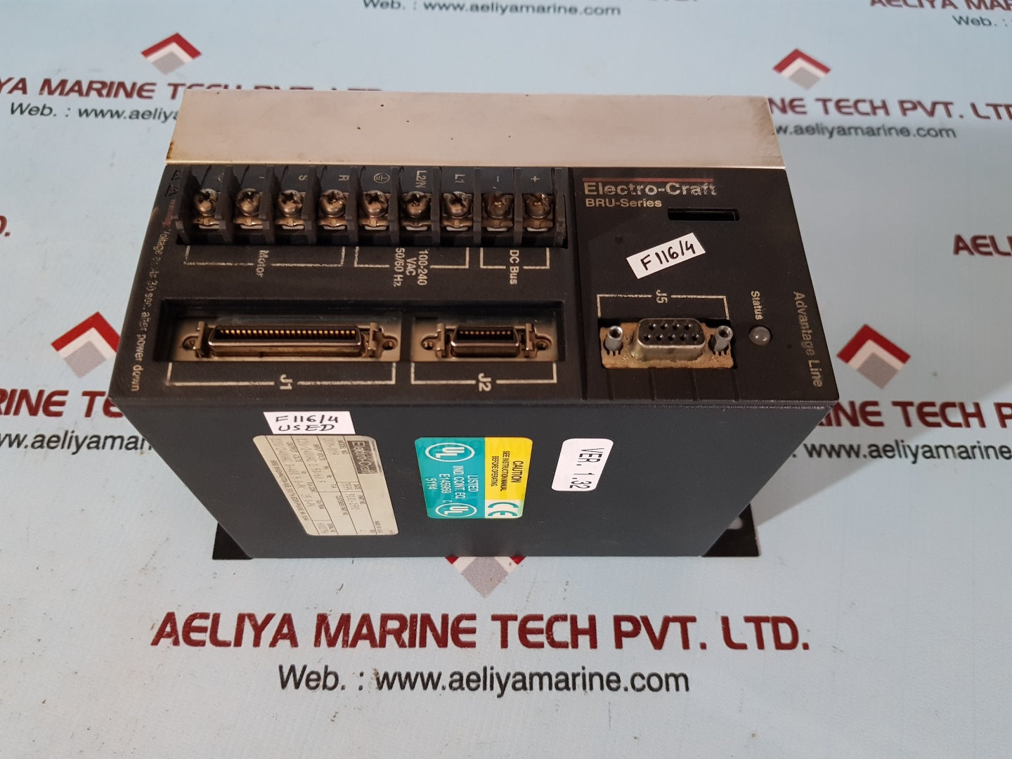 Electro-craft bru-series ddm-009 servo drive controller 9101-1592