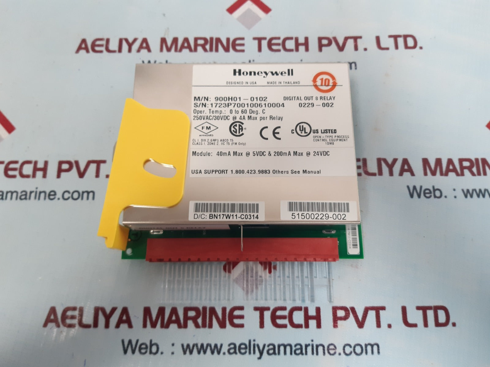 Honeywell 900h01-0102 controller digital out 8 relay