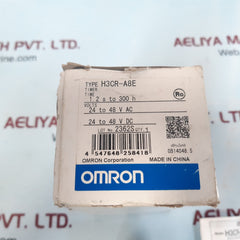 Omron h3cr-a8e timer 24-48vac