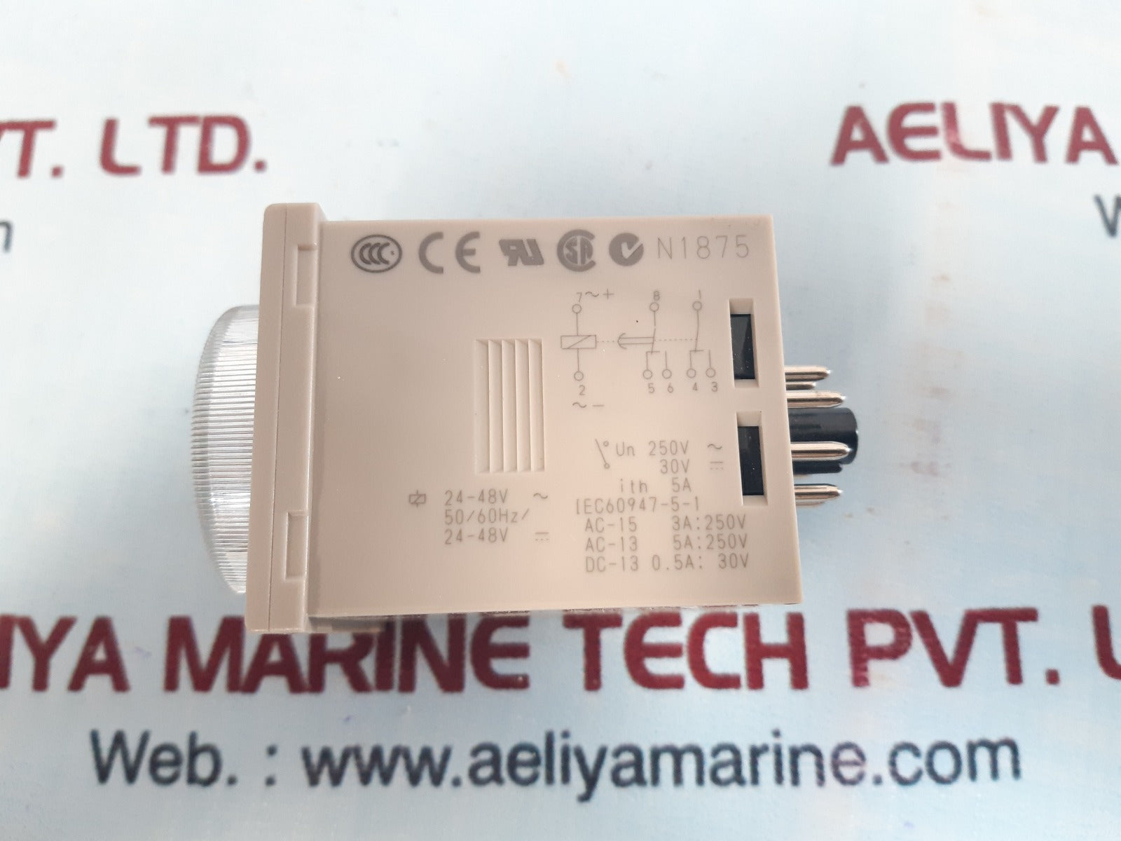 Omron h3cr-a8e timer 24-48vac