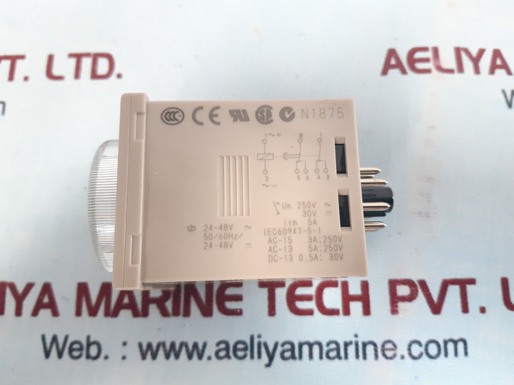 Omron h3cr-a8e timer 24-48vac