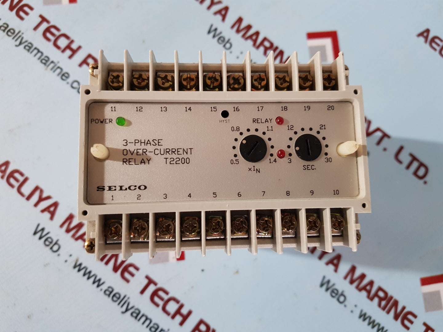 Selco t2200-00 3-phase over-current relay