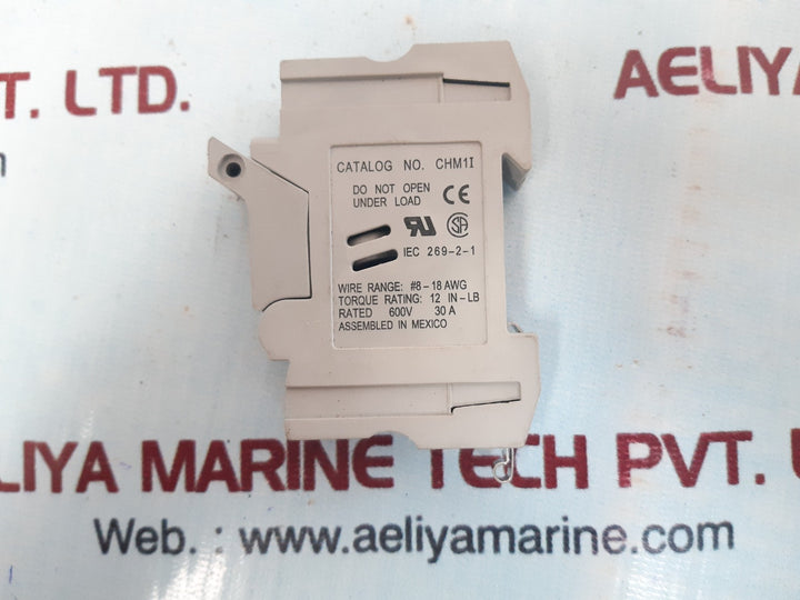 Set of 4x Buss chm1i fuse holder 30a 600v