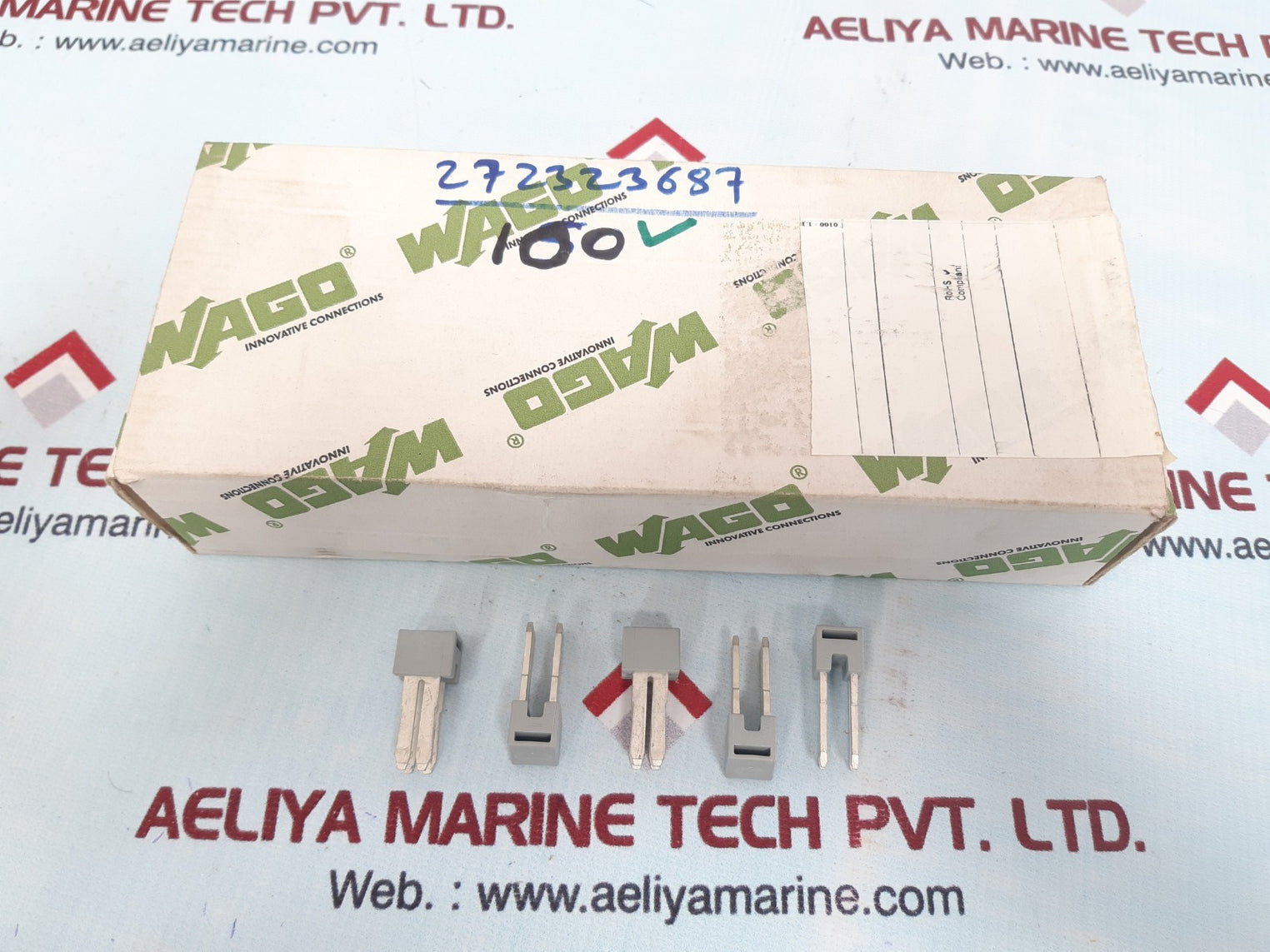 Set of 100x Wago 272323687 connerctors