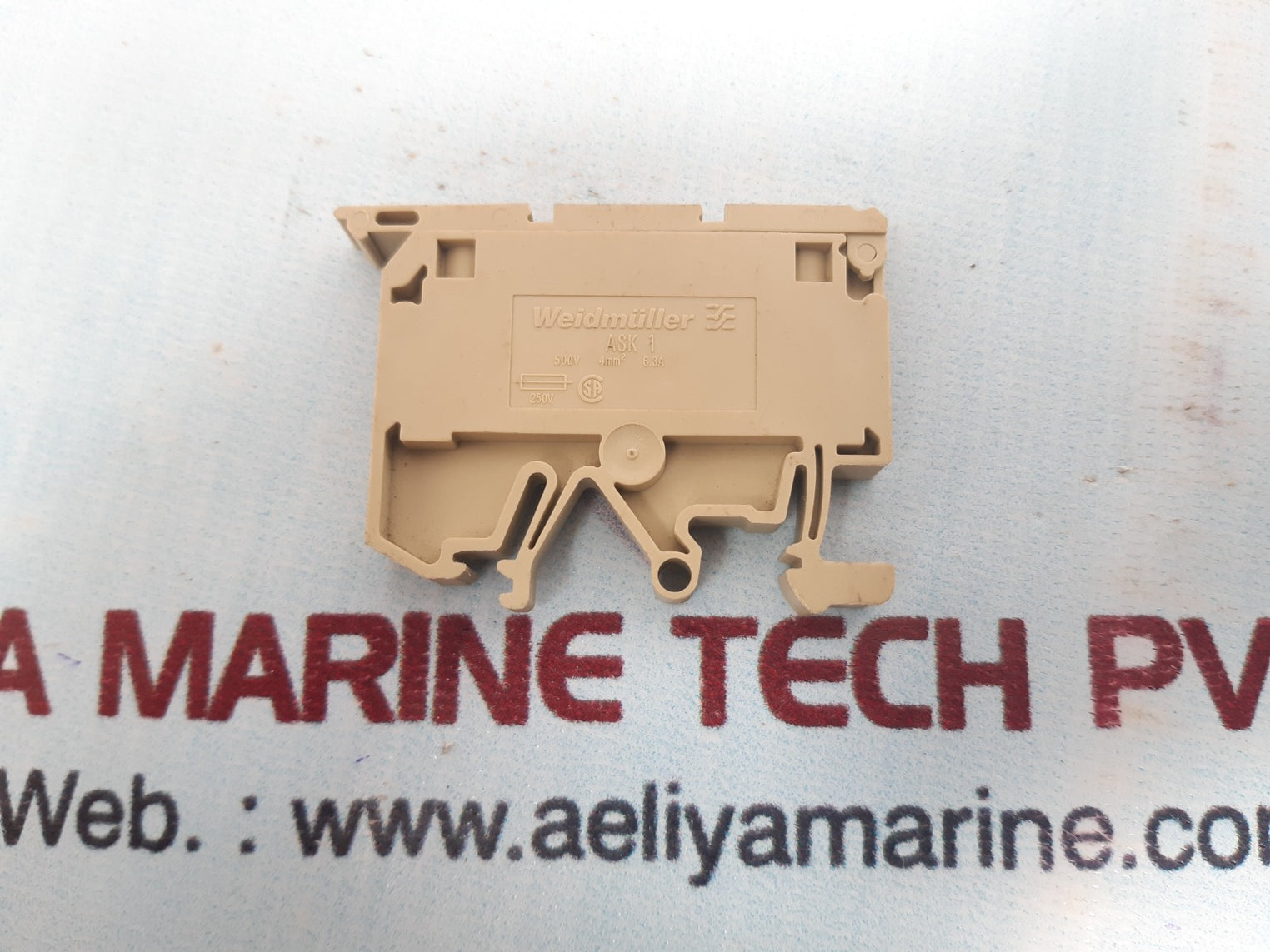 Set of 25x Weidmuller ask 1 terminal blocks 