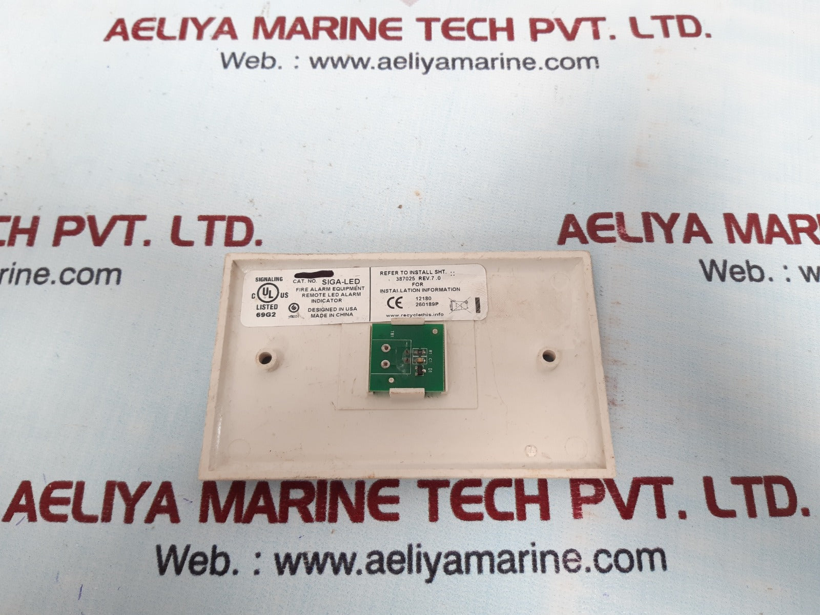 Signaling siga-led fire alarm equipment
