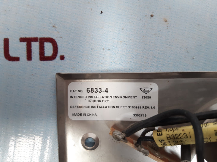 Edwards 6833-4 fire fighters telephone