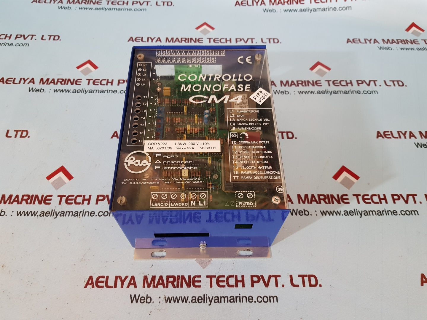 Pae controllo monofase cm4