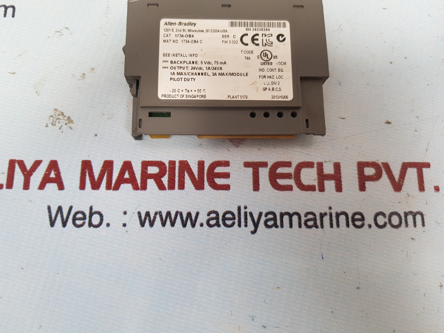 Allen-bradley 1734-ob4 ser C point i/o output module