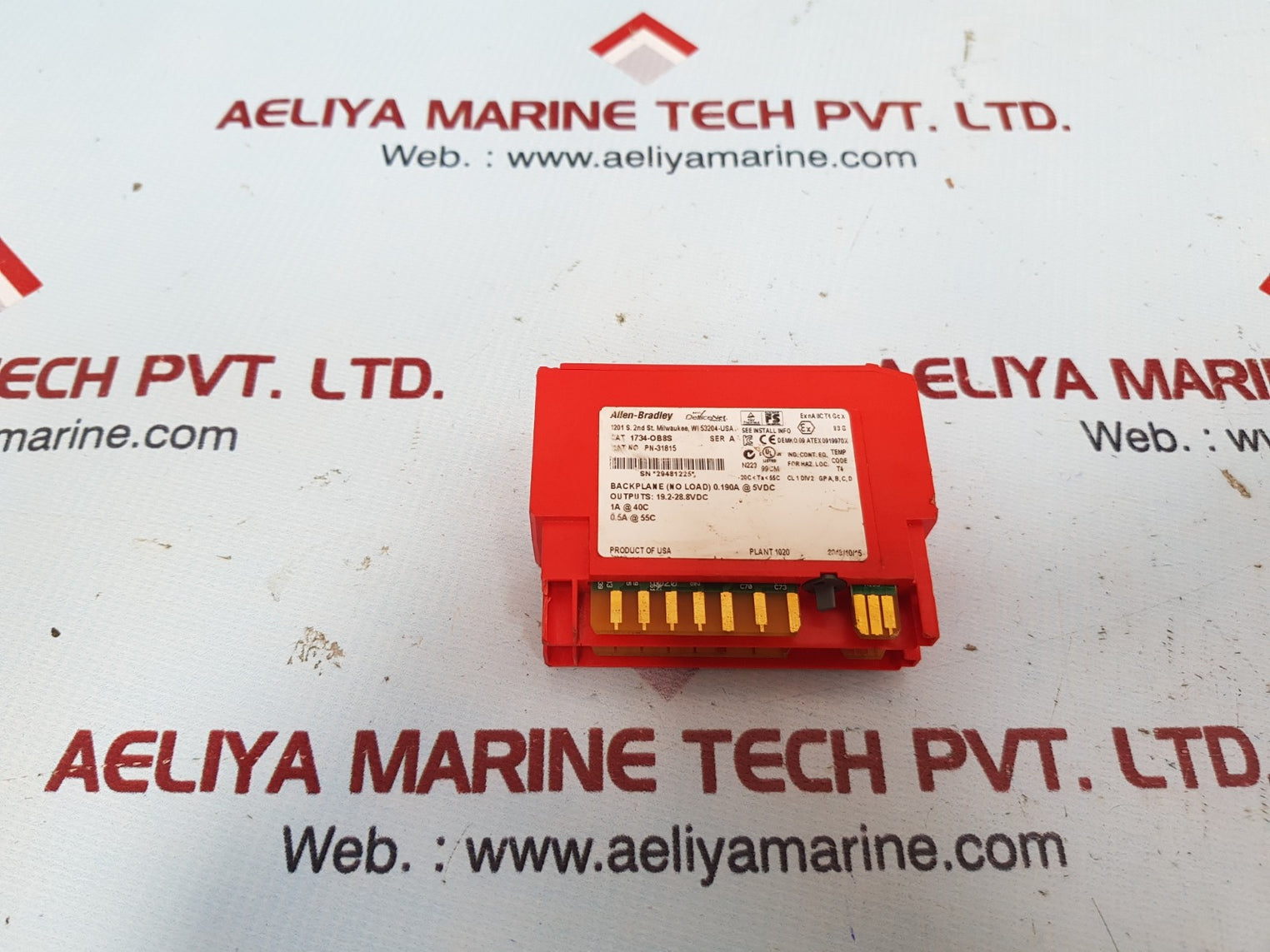 Allen-bradley 1734-ob8s safety source output module pn-31815