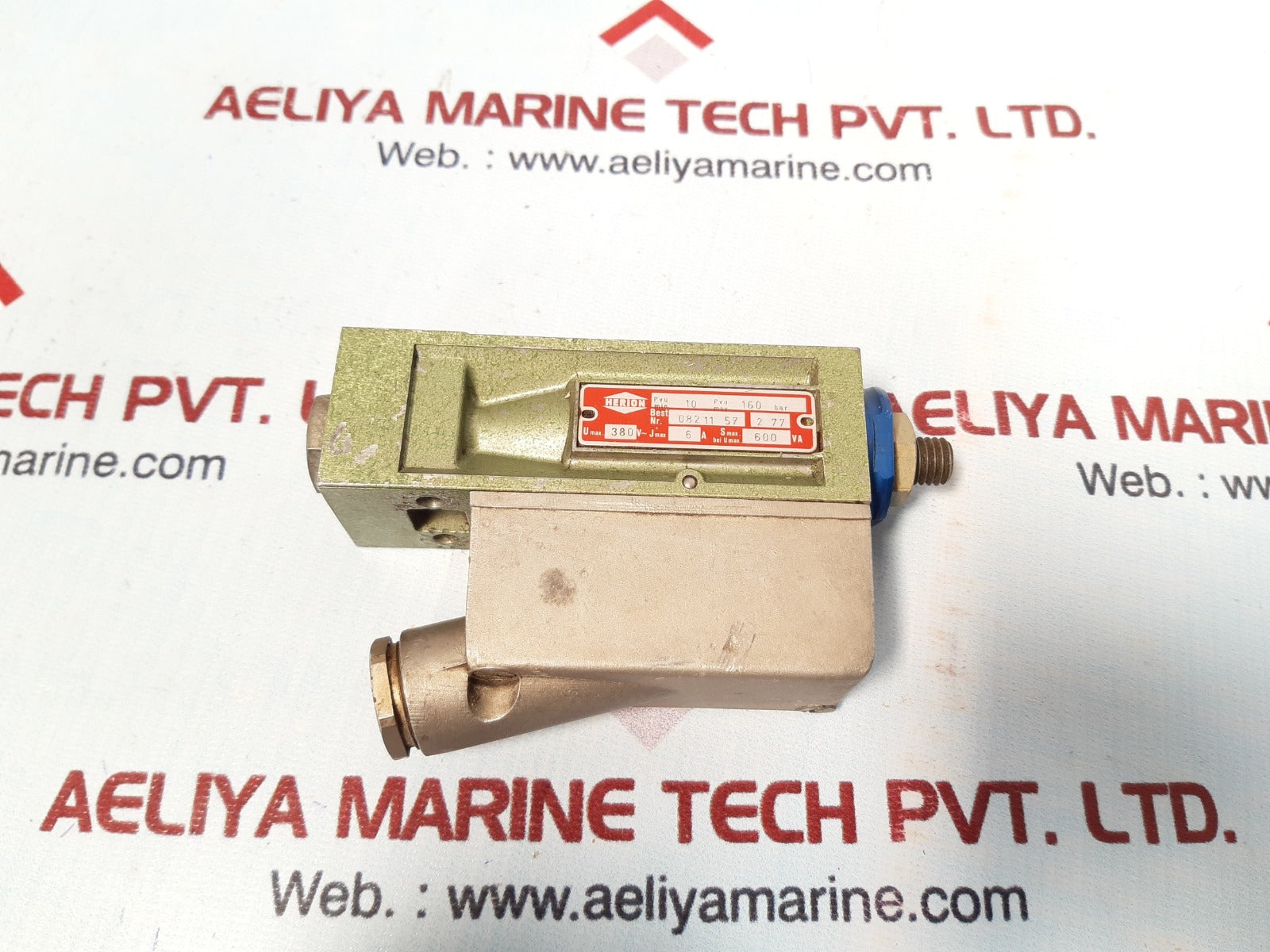 Herion 0821157 pressure switch range 10 pvo max 160 bar