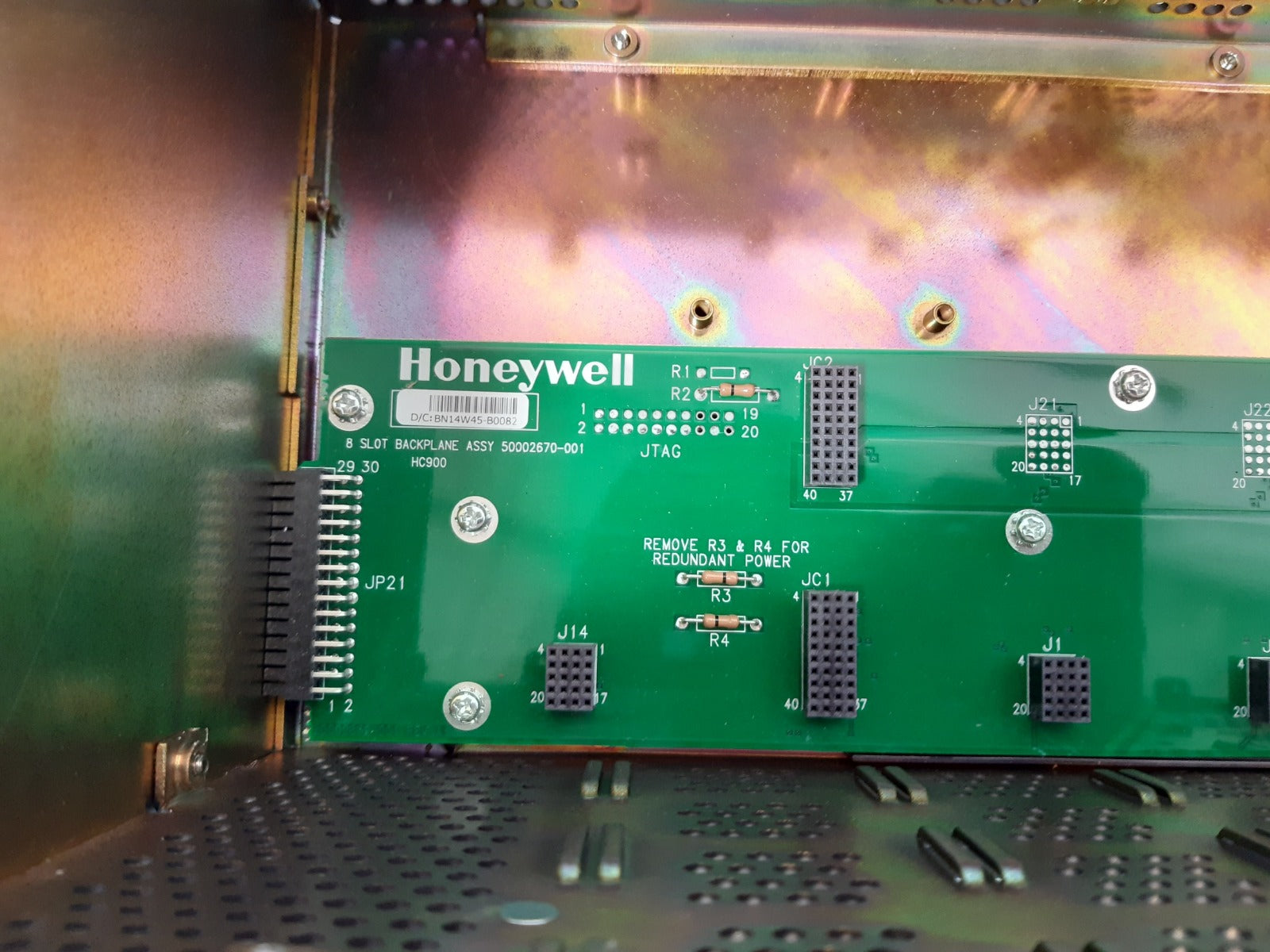 Honeywell 900r08-0101  8 i/o slot rack controller