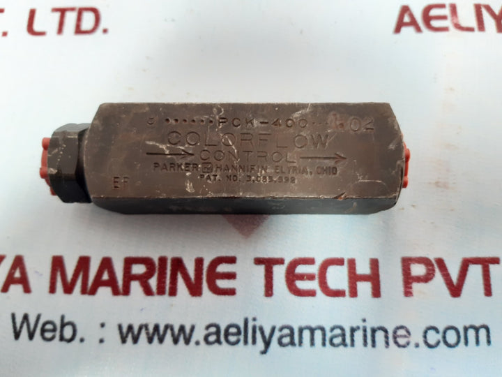 Parker pck-400 flow control valve 