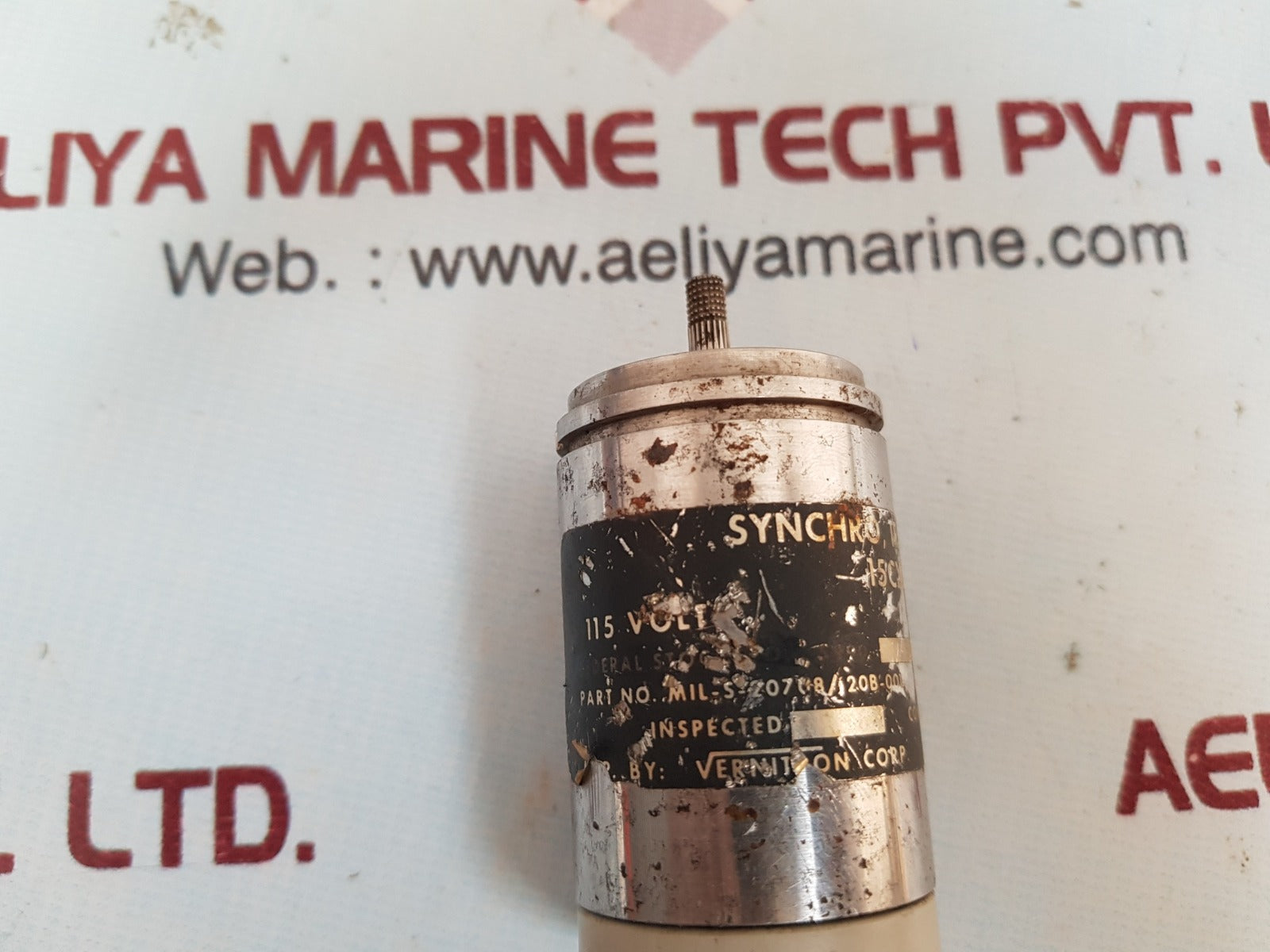 vernitron 15cx6c 60c synchro transmitter mil-s-20708/20b-001