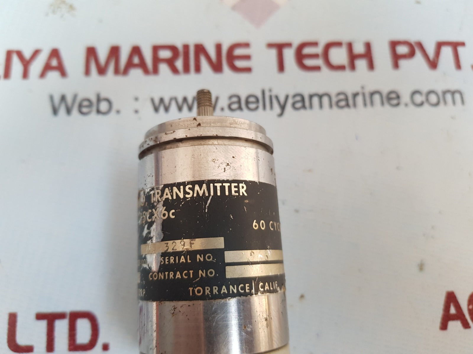 vernitron 15cx6c 60c synchro transmitter mil-s-20708/20b-001