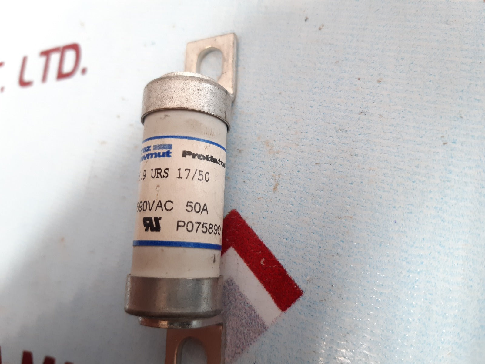 Ferraz shawmut 6,9 urs 17/50 fuse 690vac 50a