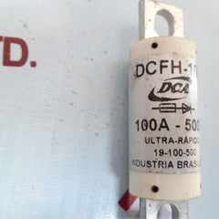 Set of 8x Dca dcfh-100 fuse 100a-500v