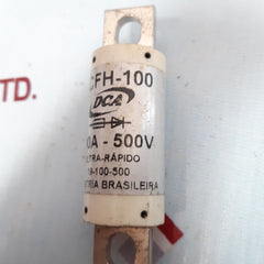 Set of 8x Dca dcfh-100 fuse 100a-500v
