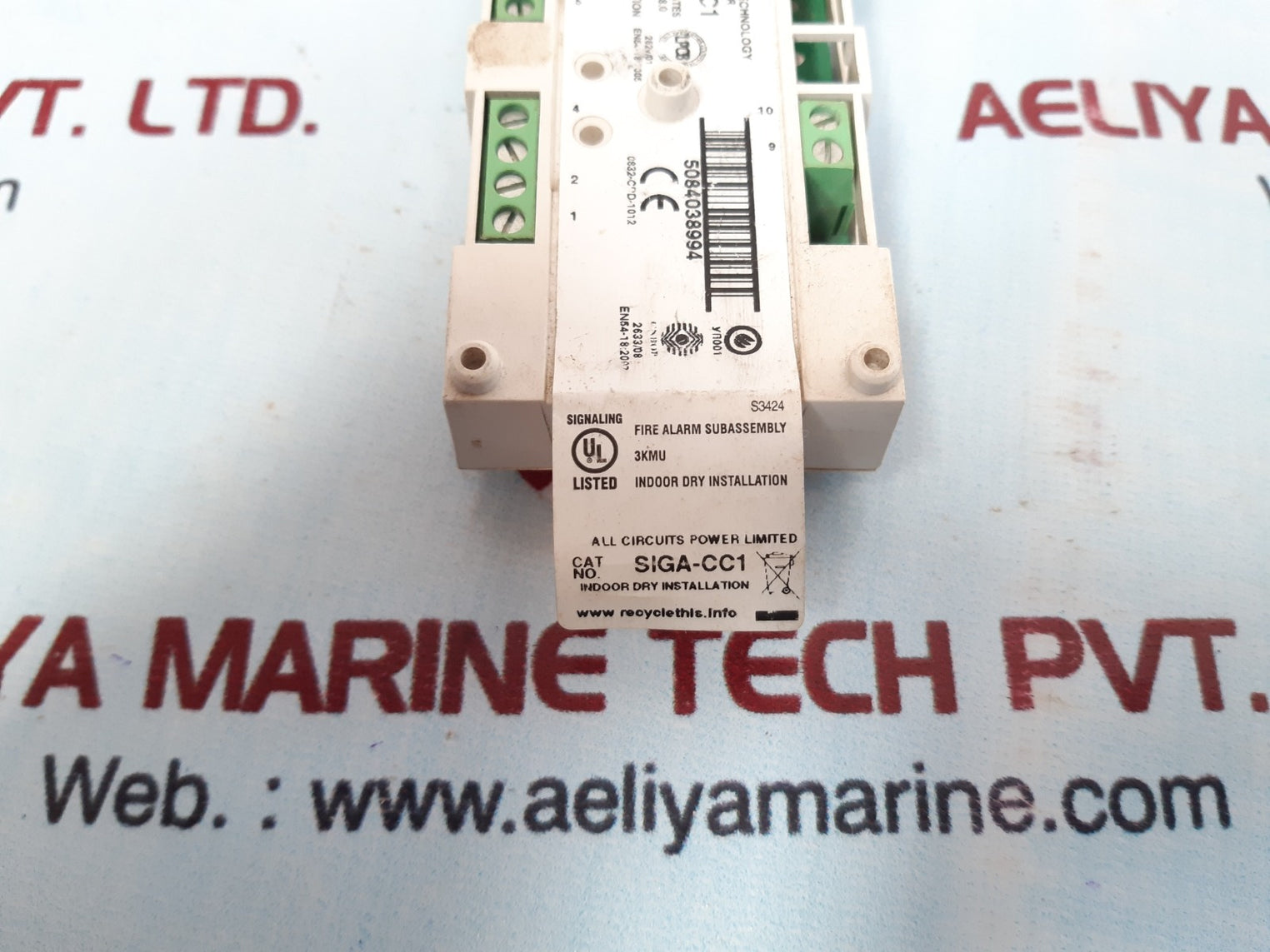 Edwards systems siga-cc1 single input module 