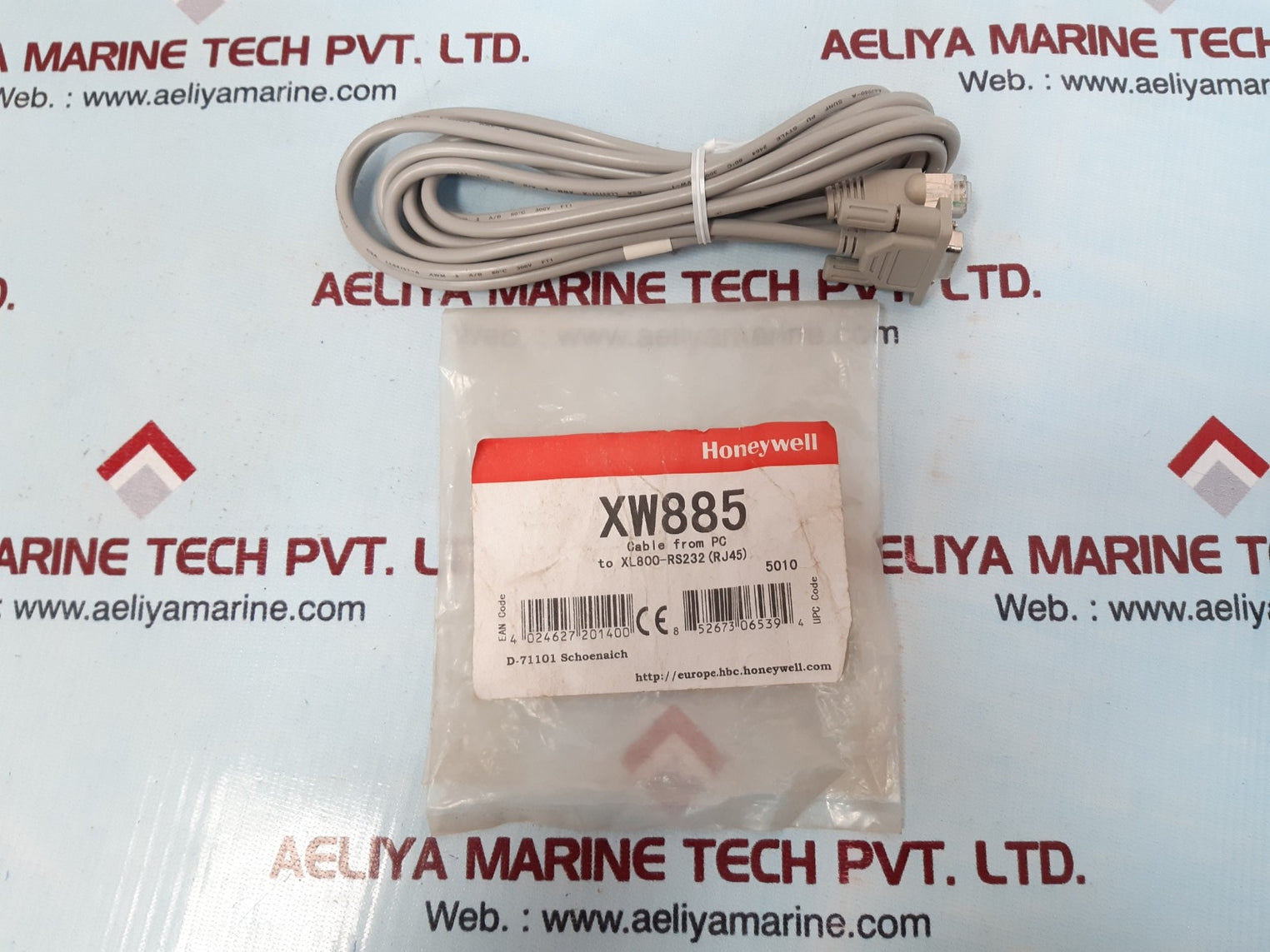 Honeywell xw885 to xl800-rs232 cable