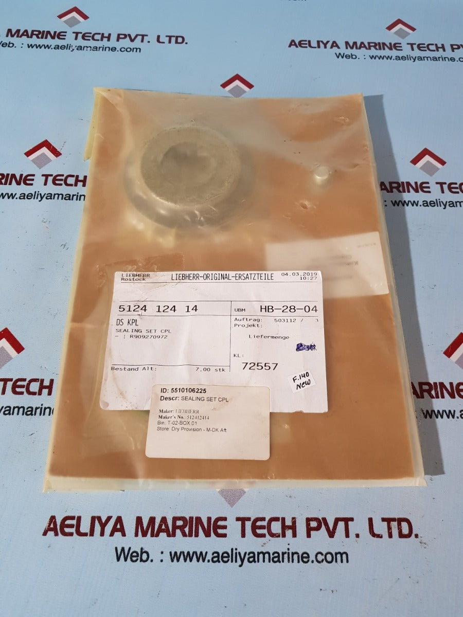 Liebherr 512412414 sealing set cpl