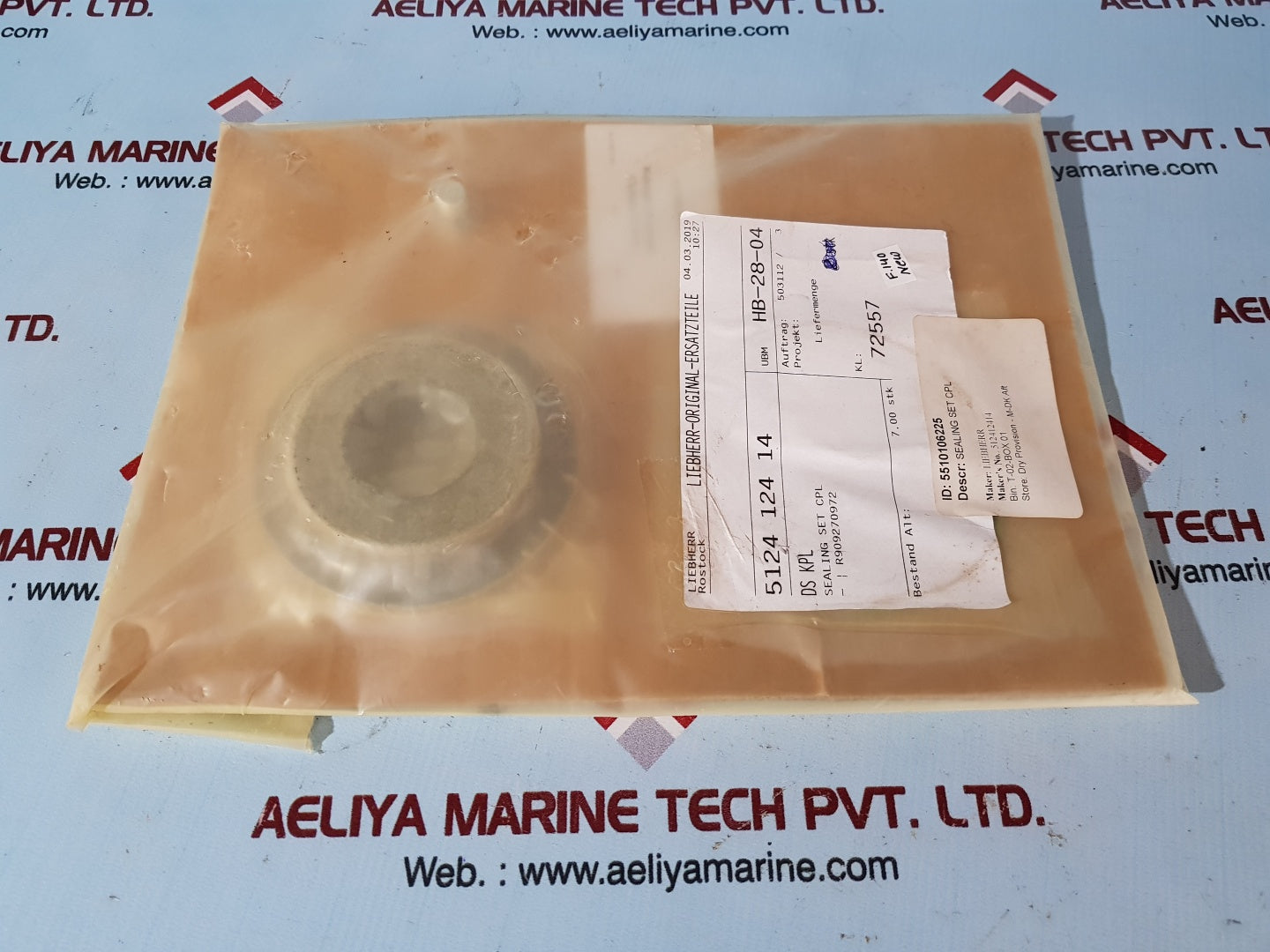 Liebherr 512412414 sealing set cpl