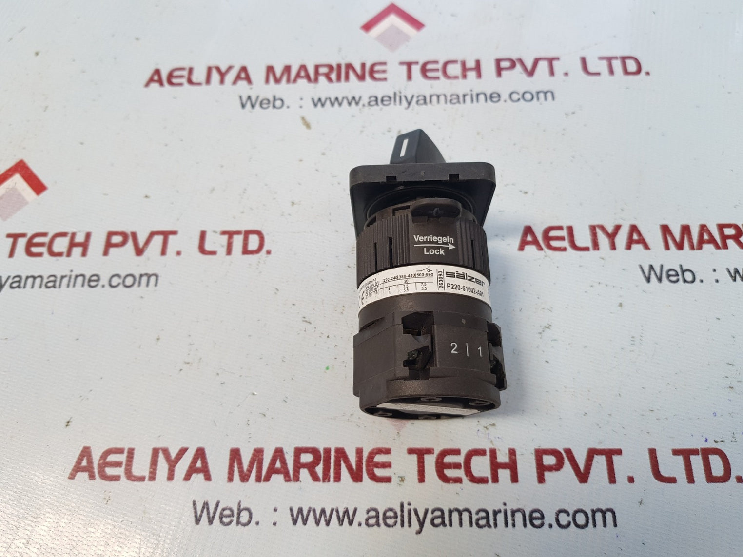 Salzer p220-61002-a01 rotary cam switch