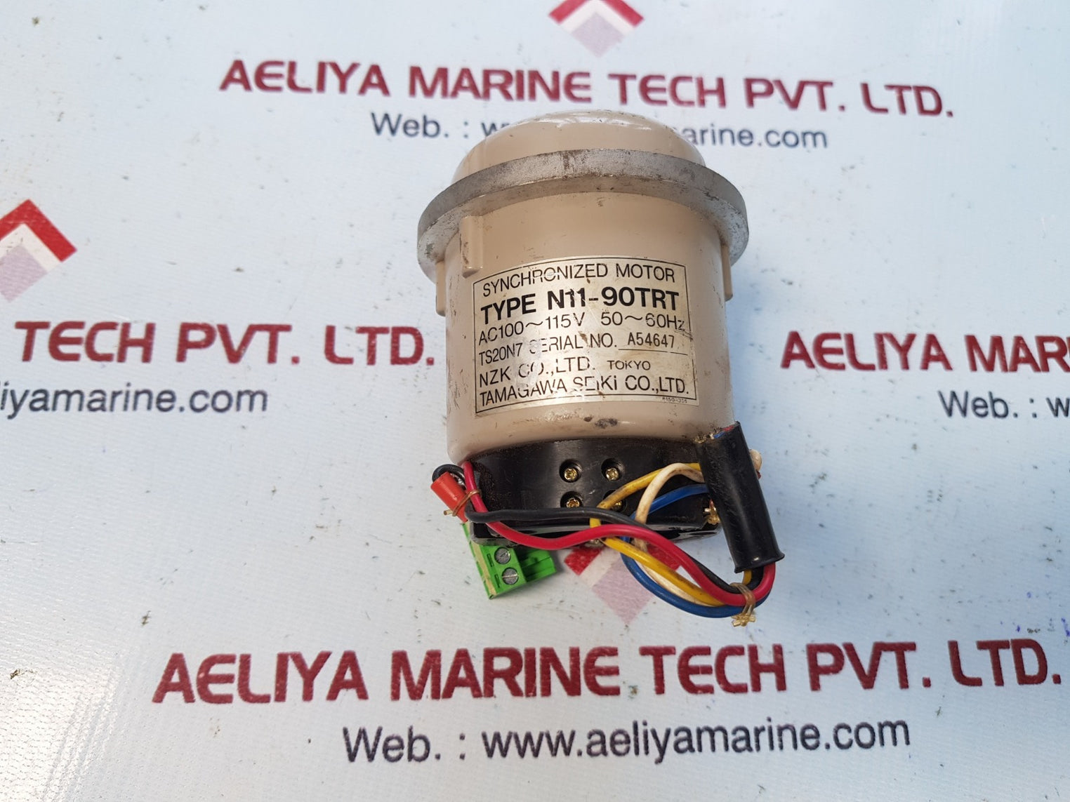 Tamagawa seiki n11-90trt synchronized motor