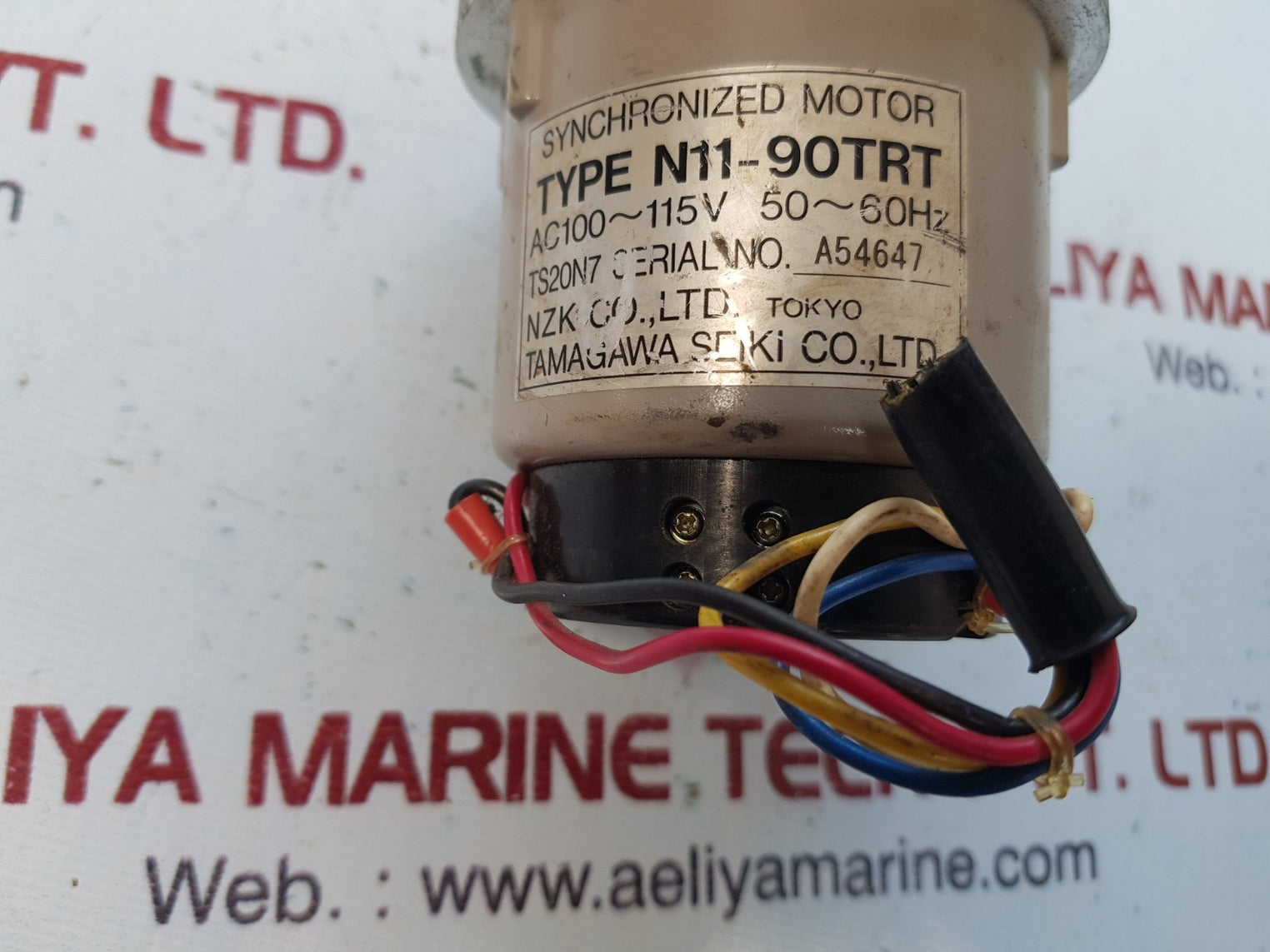 Tamagawa seiki n11-90trt synchronized motor