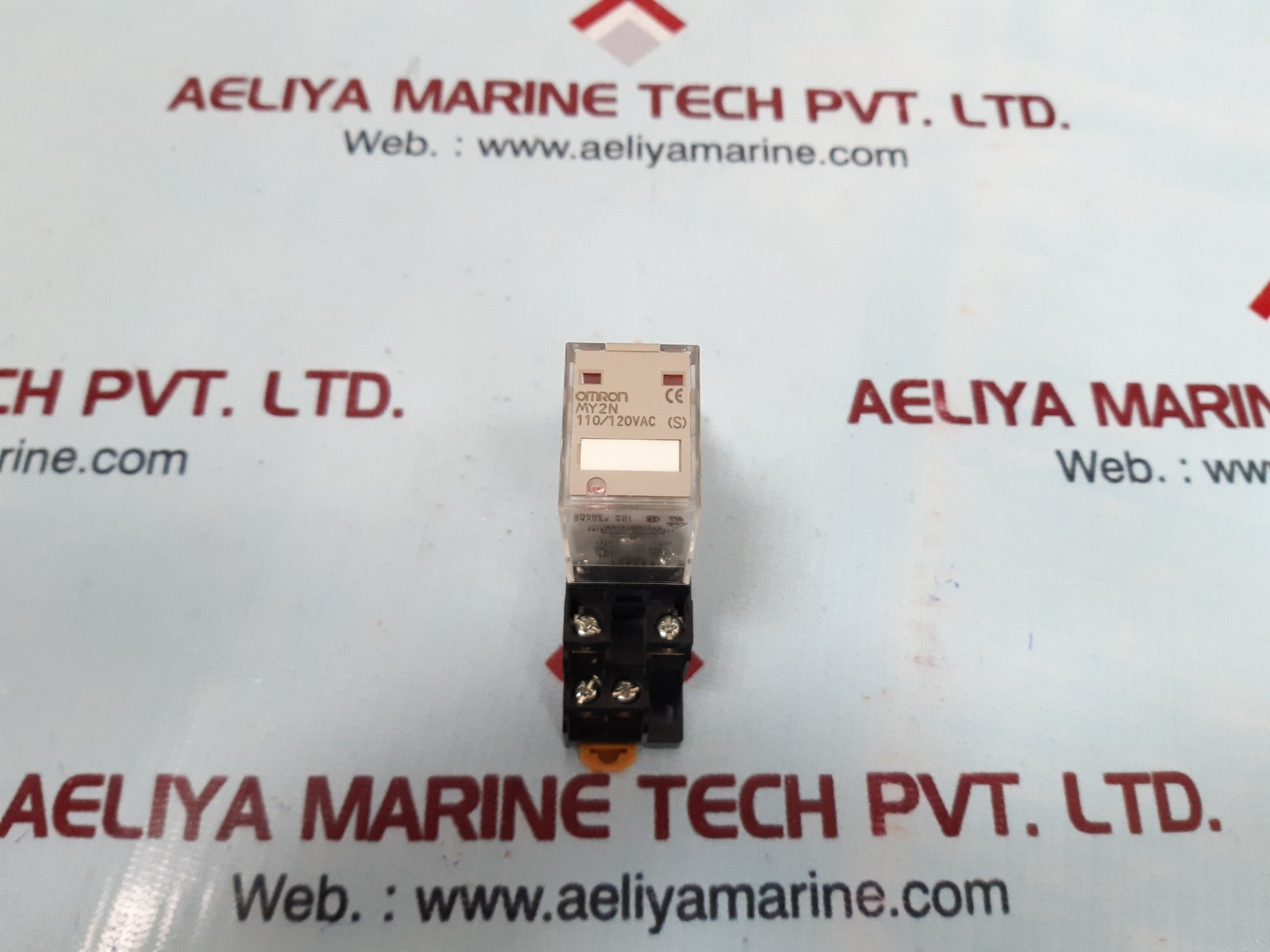 Set Of 4X Omron My2N Relay With Socket 2-m4X10 110/120Vac