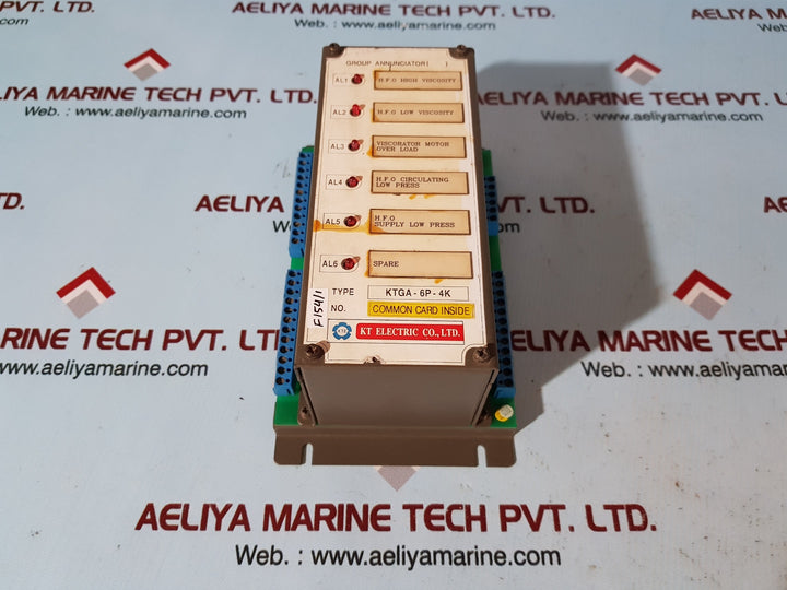 Kt ktga-6p-4k group annunciator