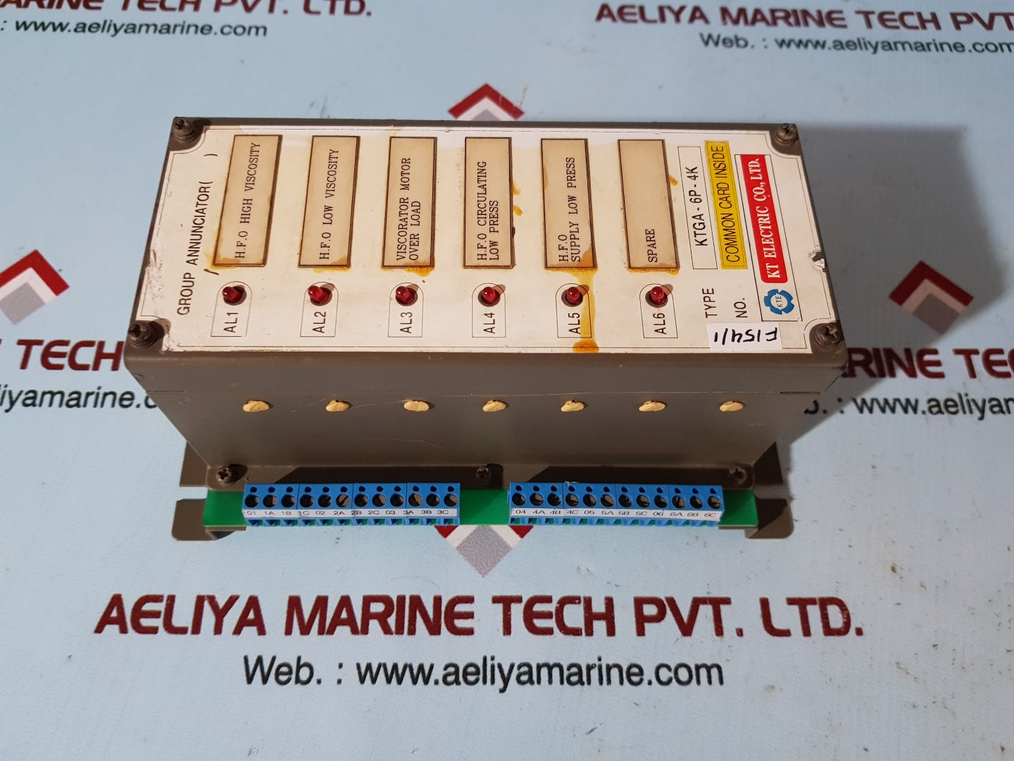 Kt ktga-6p-4k group annunciator