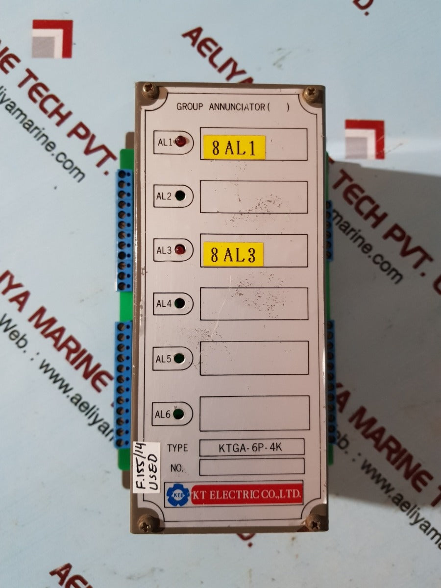 Kt electric ktga-6p-4k group annunciator
