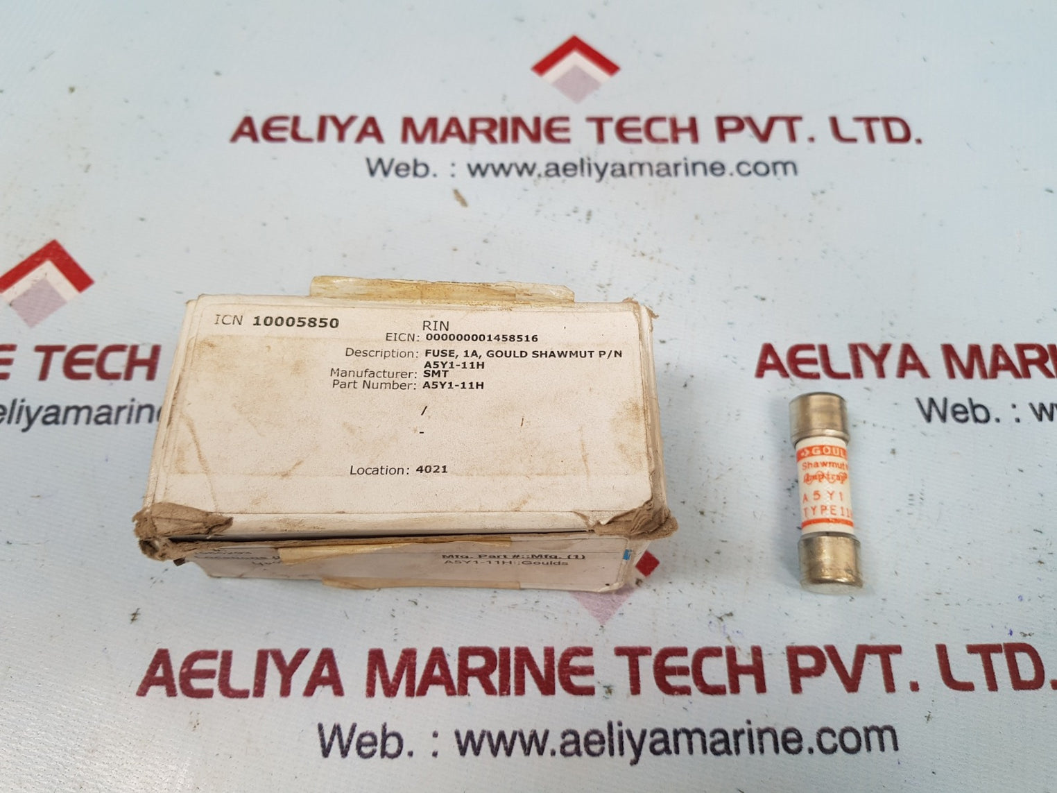 Set of 7x gould shawmut a5y1-11h fuse