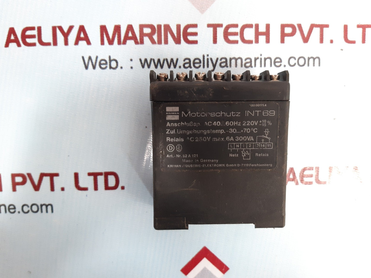 Kriwan motorschutz  int69 limit switch