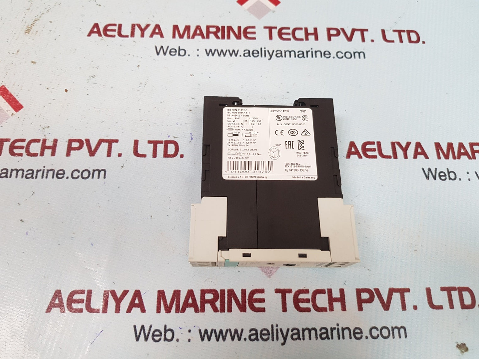 Siemens 3rp1525-1ap30 time relay 