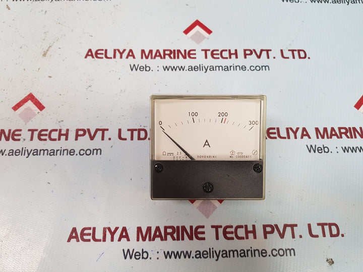 Toyo keiki dcf-8 amp meter 0-300A